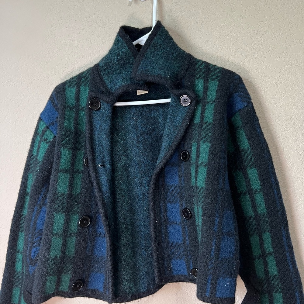 Vintage 80s Rosanna Knit Coat.